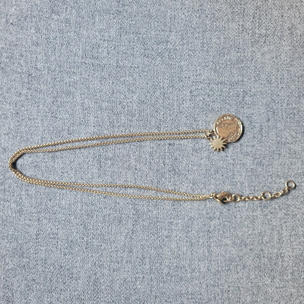 J. Crew Long Caesar Coin Necklace